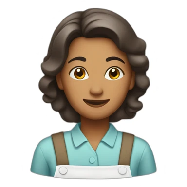brown housekeeper sticker