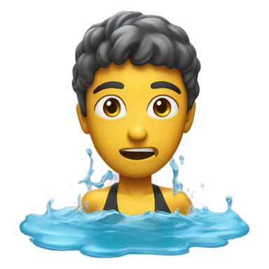 Person swimming in syrup sticker