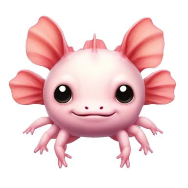 cute axolotl sticker