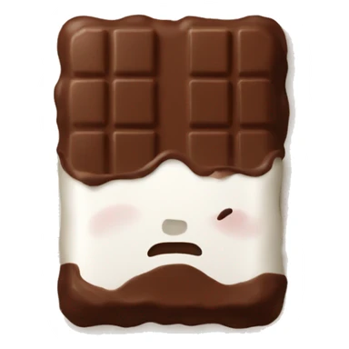 tableta de chocolate con envoltura sticker