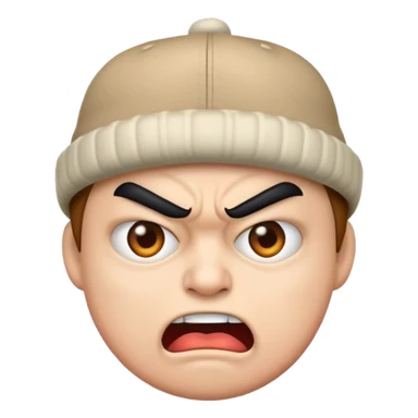 Angry and funny combo sticker