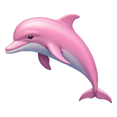 Pastel-pink-colors-dolphin sticker