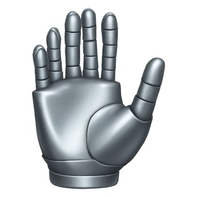 metal hand sticker