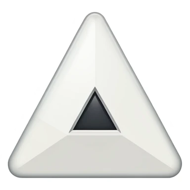 White triangle on the top left sticker