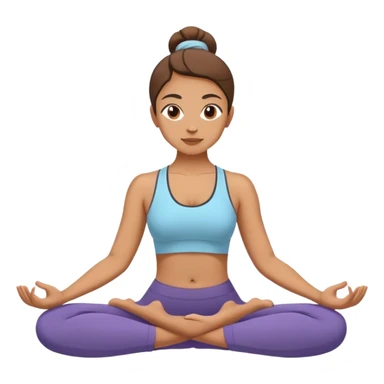 Female yoga teacher sticker