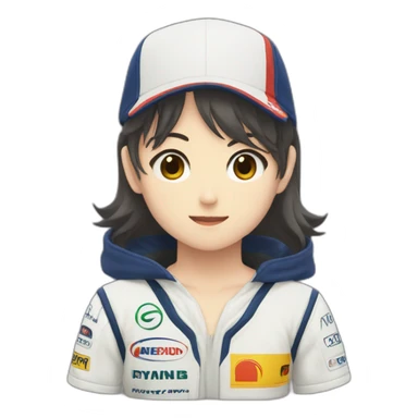 yuki tsunoda f1 sticker