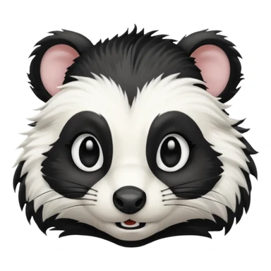 SKUNK WITH MEAN SIDE EYE sticker