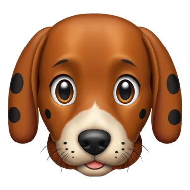 teckel con manchas  sticker