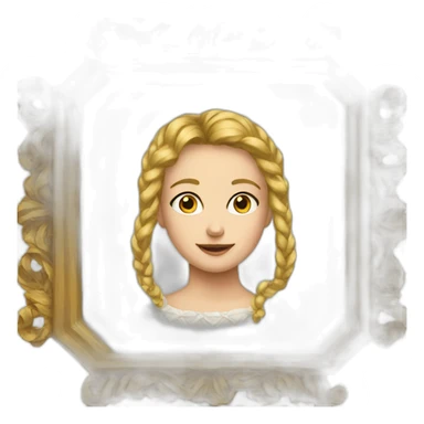 Art painting frame sticker