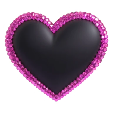 sparkly heart sticker