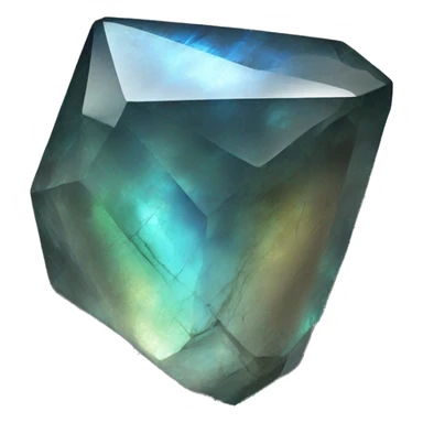 Labradorite crystal sticker