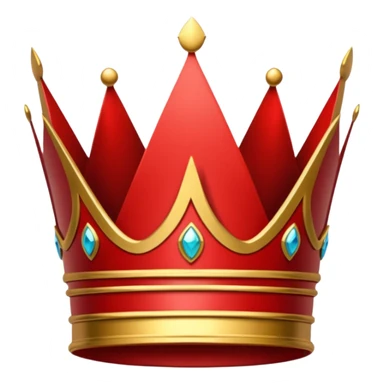 RED Crown King sticker