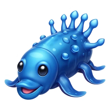 blue glaucus sticker