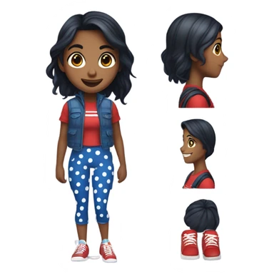 Marinette from Miraculous sticker