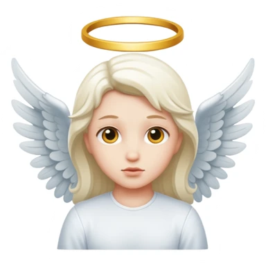 Angel with a attitude  sticker