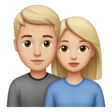 Girl with her boyfriend  sticker