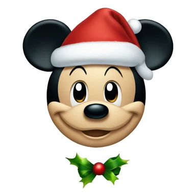 Christmas Mickey Mouse sticker