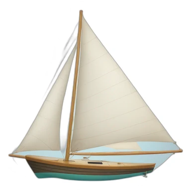 sailing boat sticker