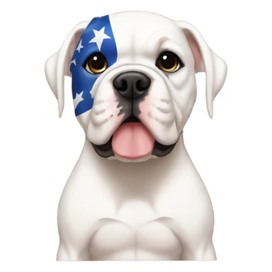 :american-bulldog-puppy-with-a-wrestling-mask-on: sticker