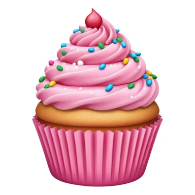 pink cupcake  sticker