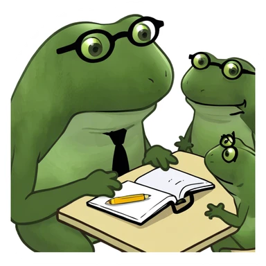 5 people meeting sticker