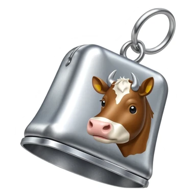 cow bell collar sticker