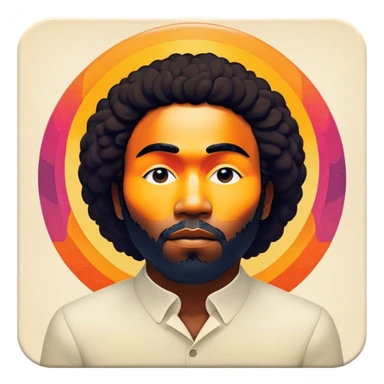 Awaken my love by Childish Gambino vinyl cover sticker