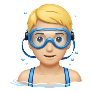 Swim 🏊 waterproof goggles 🥽  sticker