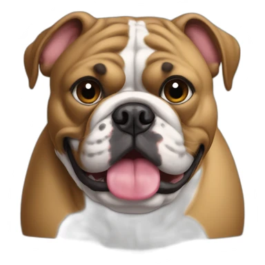 France-BullDog potato sticker