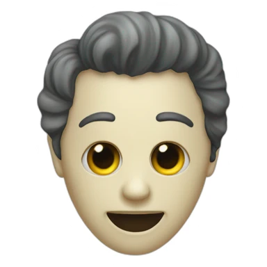 Fantome avec un haut de forme sticker