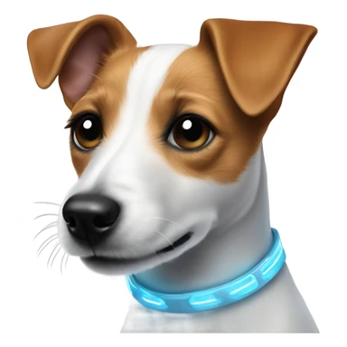 Jack Russell terrier as Tron sticker