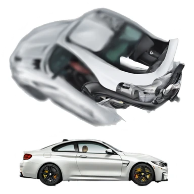BMW m4 competition  sticker