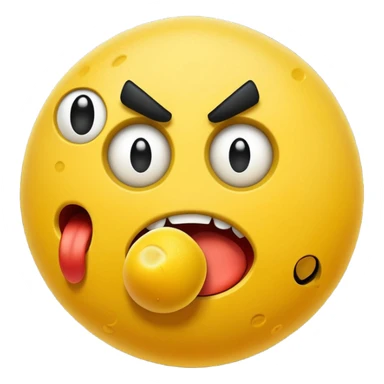 muscular pacman sticker