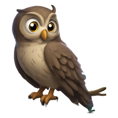  a l a wise old owl who helps Benny by showing him the beauty of a moonlit forest. Include emojis to represent the rabbit 🐰, the owl 🦉, the moon 🌕, and the forest 🌳. The story should emphasize friendship and overcoming fear  sticker