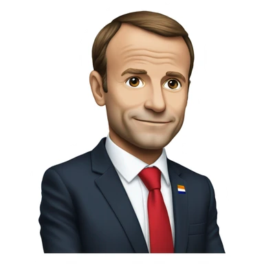 Macron dans les de paris avec le drapeau de la Guinée  sticker