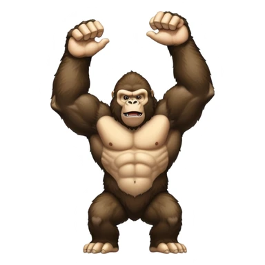 Climbing King Kong sticker