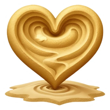 beach themed heart sticker