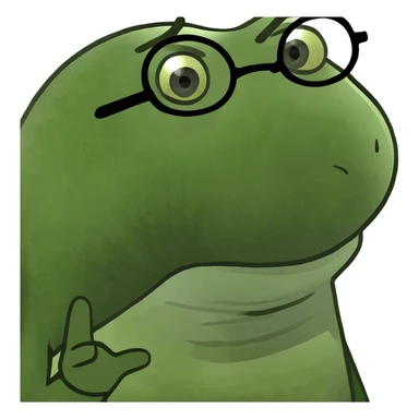 a mustache that is also a caterpillar  sticker