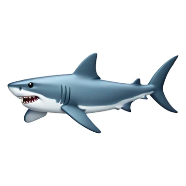 Shark preppy sticker