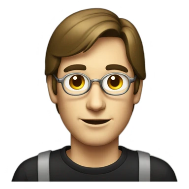 young steve jobs sticker