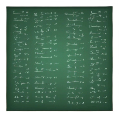 blackboard_with_equations_of_motions sticker