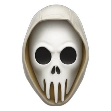 Ghostface from scream movie sticker
