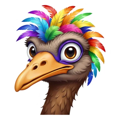 Gay ostrich sticker