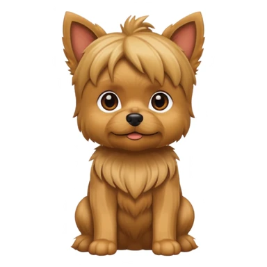 Yorki, sentado sticker