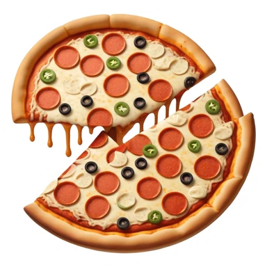 A person eating 10000000 pizza sticker