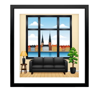copenhagen interior design sticker