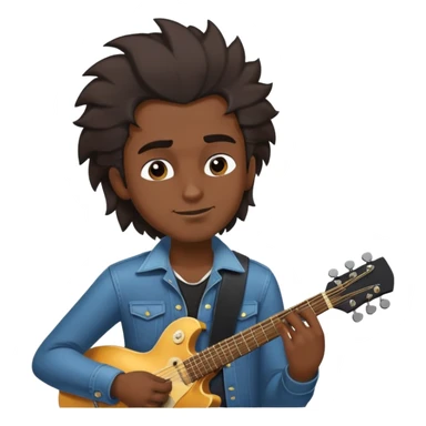 Musician's face and torso, confident smirk, half-closed eyes looking up, eyebrows showing confidence, rockstar hairstyle, no guitar, expression shows he's thinking about future success sticker
