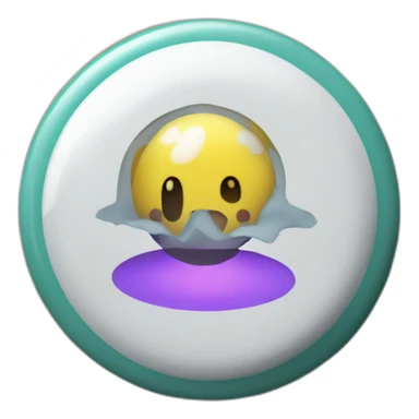 Confirm Button Pokemon Badge  sticker