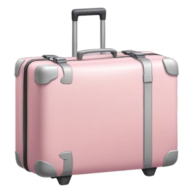 light pink baggage  sticker