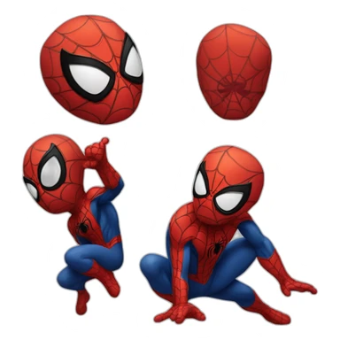 Spider-Man emoji Apple sticker